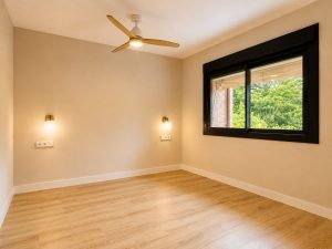Dormitorio principal – reforma integral de chalet en Torrelodones