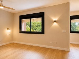 Dormitorio principal – reforma integral de chalet en Torrelodones