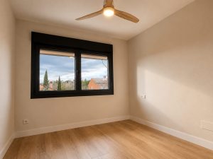 Dormitorio – reforma integral de chalet en Torrelodones